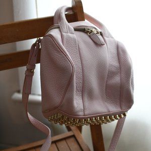 Alexander Wang Rockie handbag pale pink gold